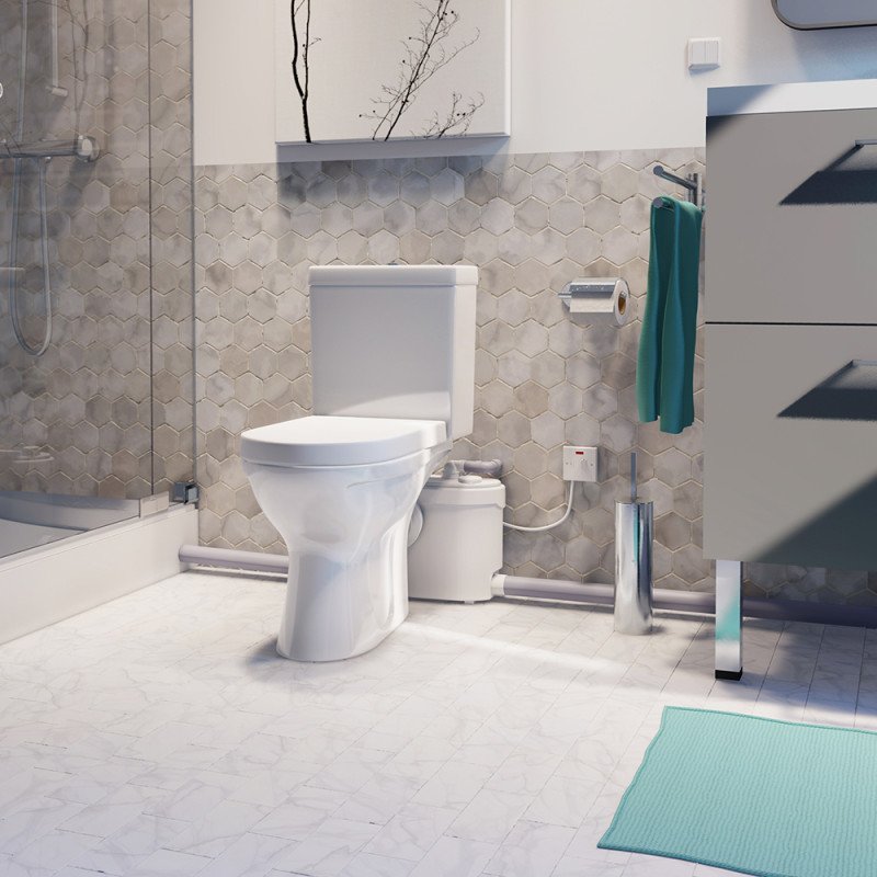 installer un WC Sanibroyeur